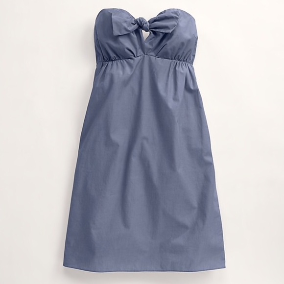 J. Crew Chambray Cara Dress - Picture 1 of 6